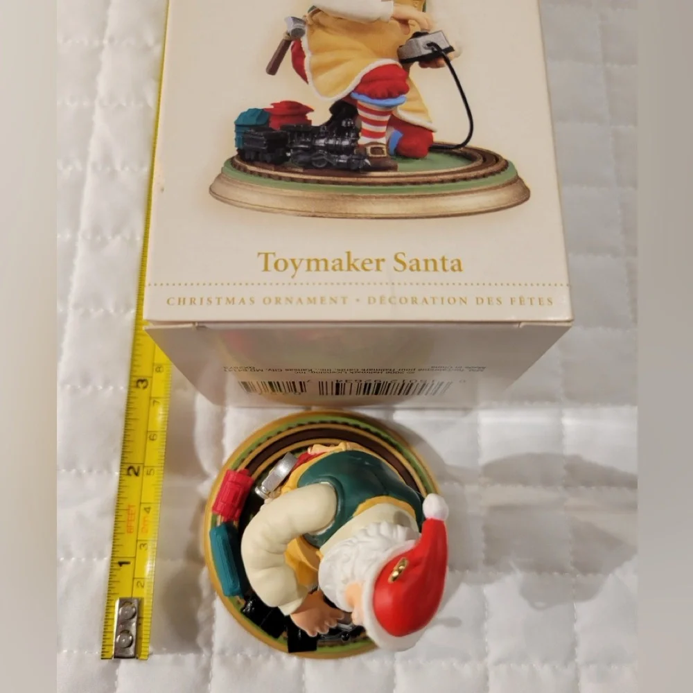 Vintage‎ Hallmark Keepsake Toymaker Santa Christmas Ornament Festive Holiday Fun